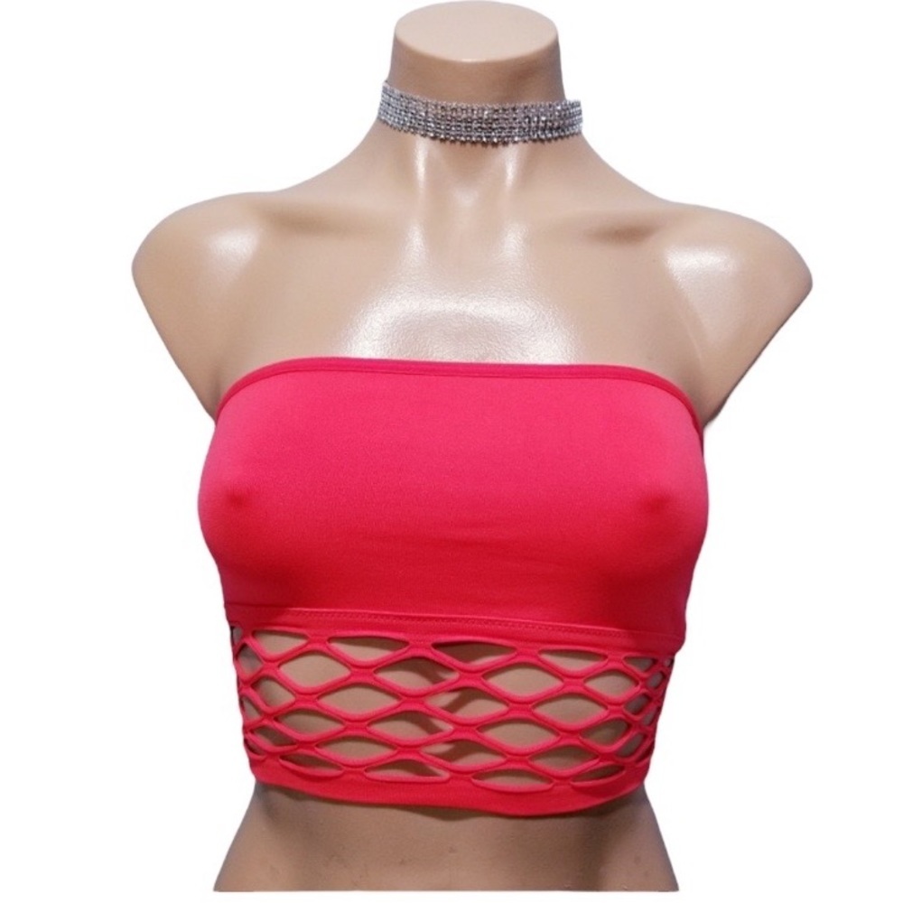 NWT Victoria’s Secret PINK weekender seamless bralette neon‎ orange